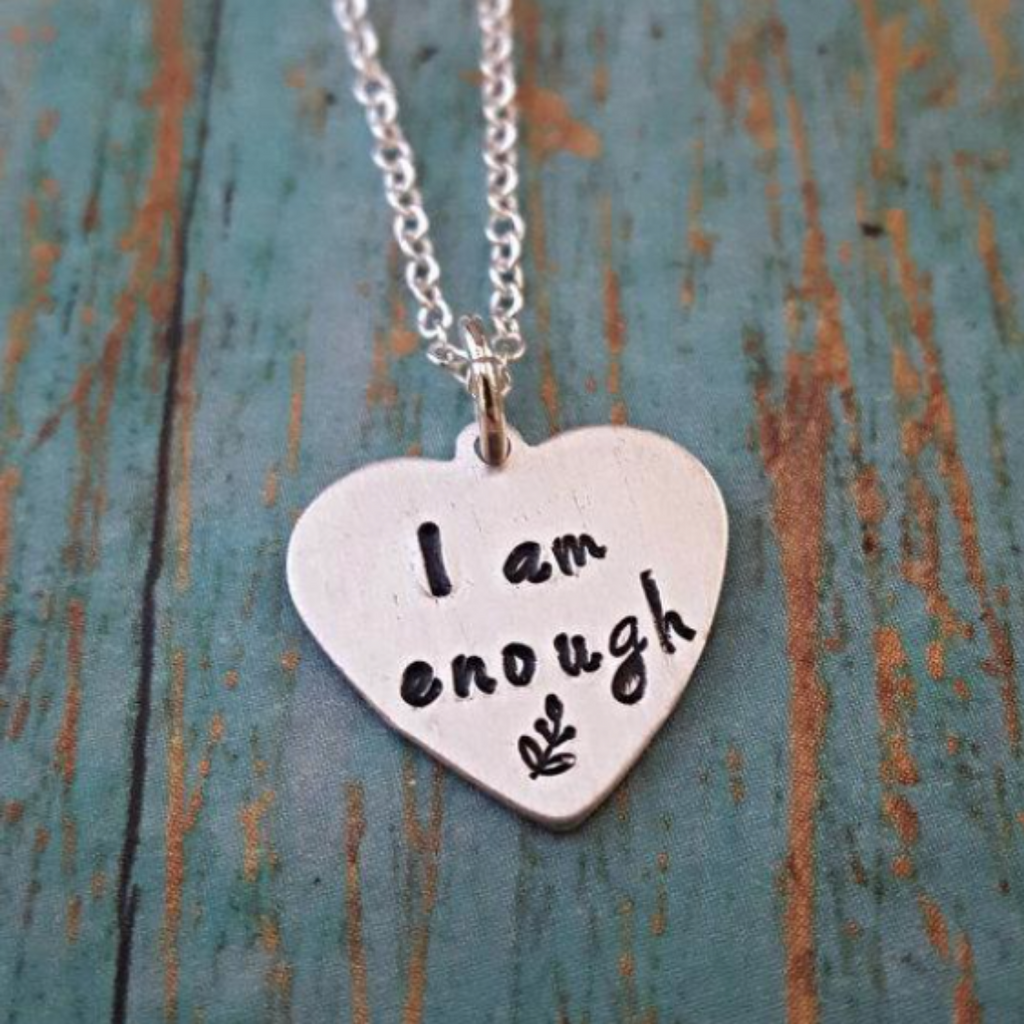 "I Am Enough" Pendant - Breath Ring Store