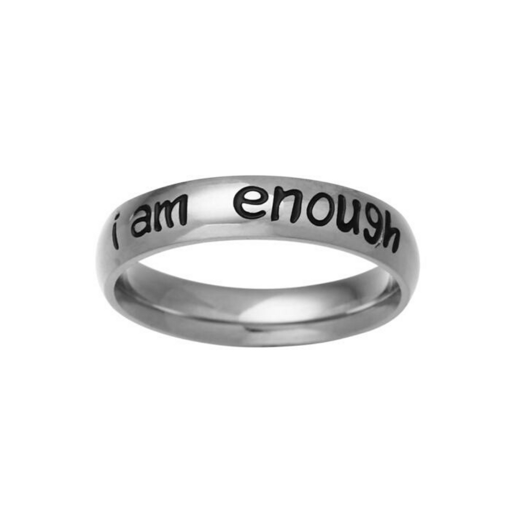 “I Am Enough” Ring - Breath Ring Store