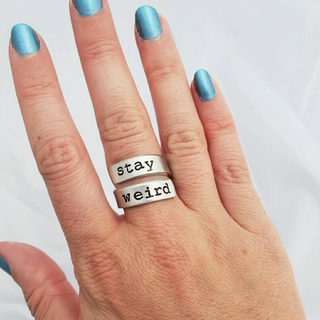 "Stay Weird" Ring - Breath Ring Store